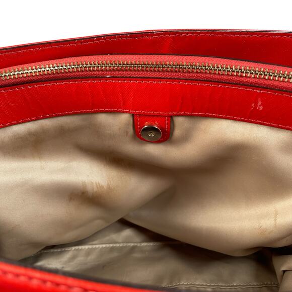 COACH Orange Red Shoulder Bag - Picture 15 of 16